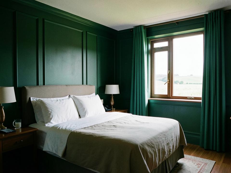 Lodge bedroom, illustrative image